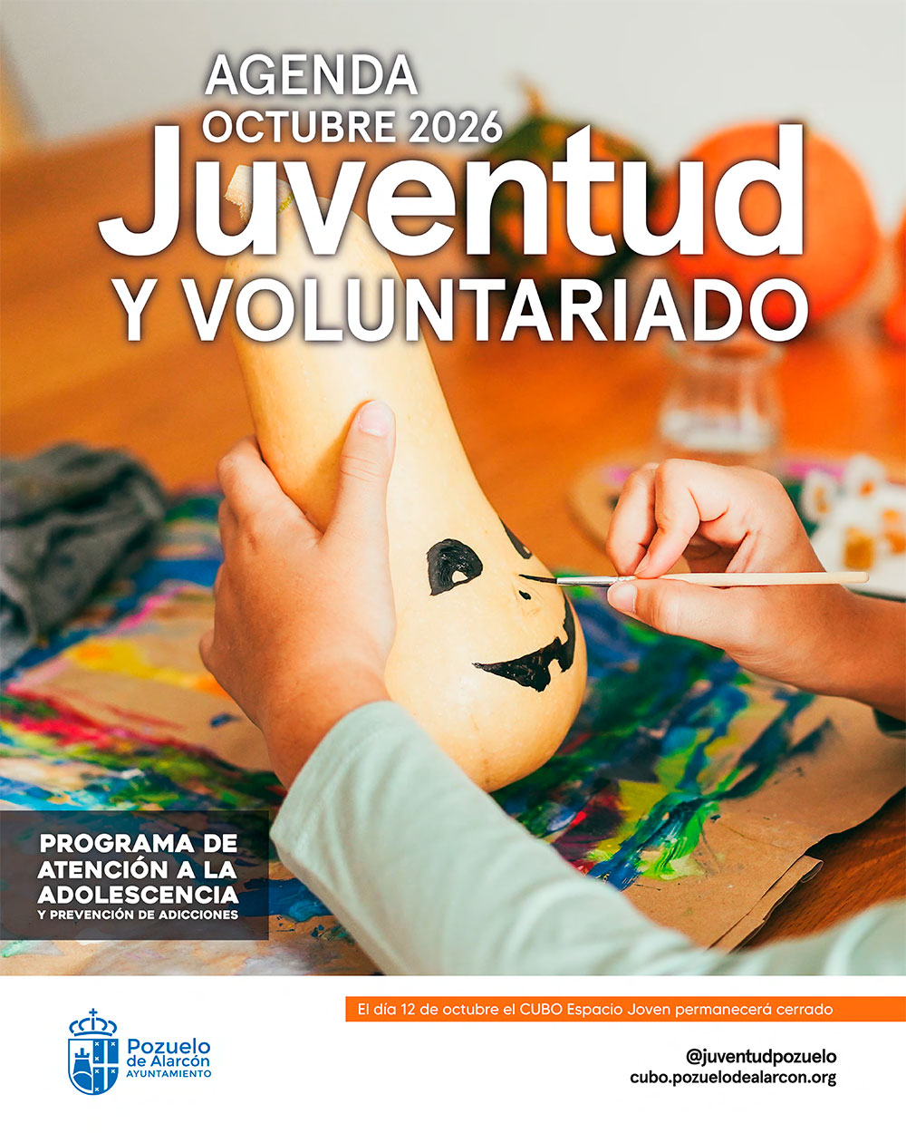 Portada agenda juventud octubre 2026