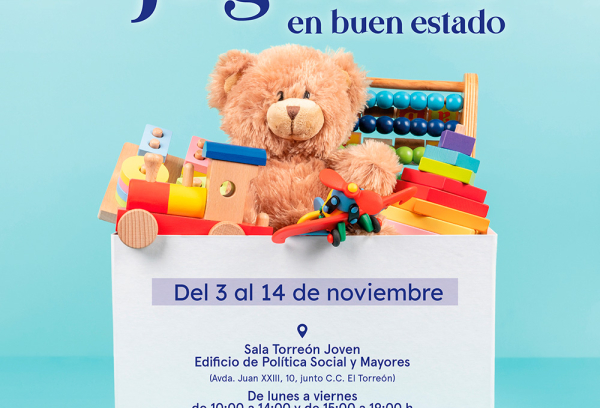 Cartel de la campaña de la recogida de juguetes 2025