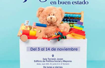 Cartel de la campaña de la recogida de juguetes 2025